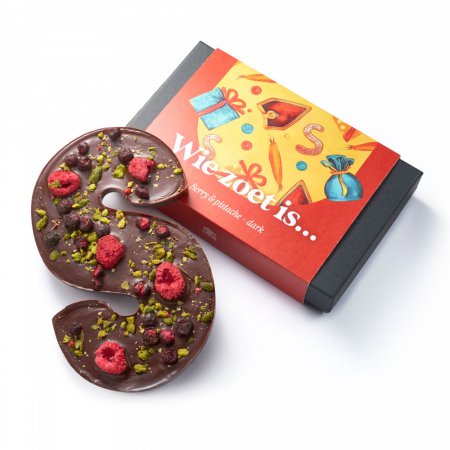 Chocoladeletter – Berry & pistache